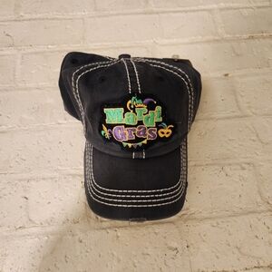 Mardi Gras Cap - Black